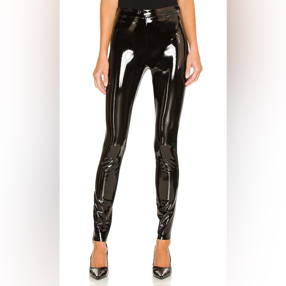 Alice+ Olivia Maddox Patent Leather Leggings - Gem